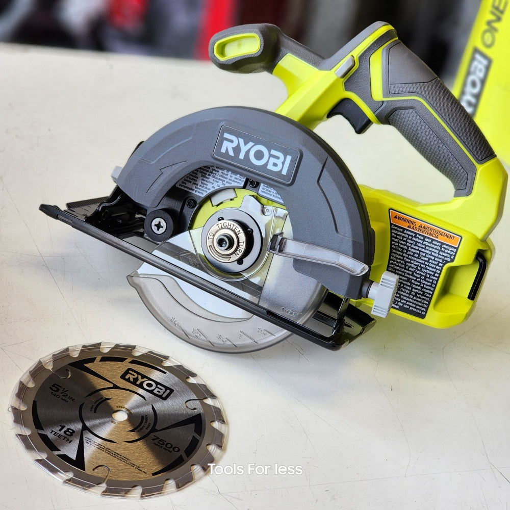 ONE + 18V Cordless 5 1/2 in. circular Saw (tool only) ONE + 18V Cordless 5 1/2 in. circular Saw (tool only)